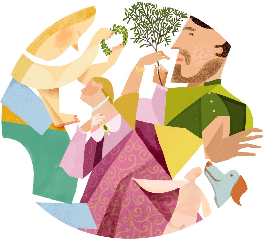 Based on Veronese's Allegory of Love